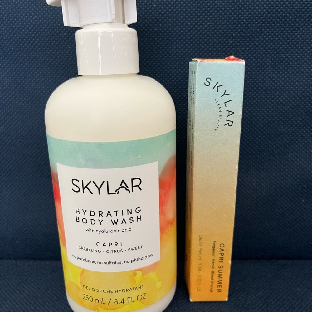 Skylar Capri Hydrating Body Wash & Fragrance Set